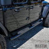 Westin 2020 Jeep Gladiator PRO TRAXX 5 WTW Oval Nerf Step Bars - Black thumbnail 3
