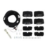 Westin R5 LED Light Kit - 4 End Caps Integrated LED Lights w/ Wiring Harness - Black thumbnail 1