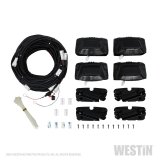 Westin R5 LED Light Kit - 4 End Caps Integrated LED Lights w/ Wiring Harness - Black thumbnail 7