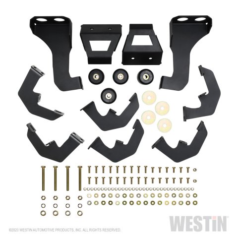 Westin 2020 Chevy Silverado 2500/3500 HDX Drop W2W Nerf Step Bars - Textured Black thumbnail 2