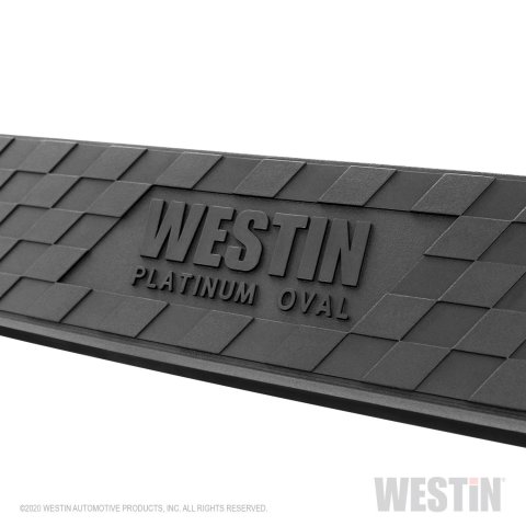 Westin 2020 Jeep Gladiator Platinum 4 Oval Nerf Step Bars - Black thumbnail 4