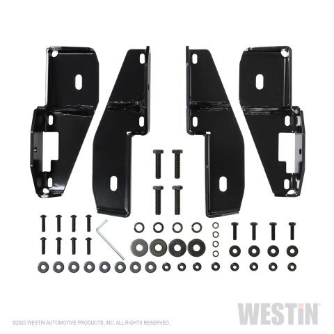 Westin 2020 Jeep Gladiator Platinum 4 Oval Nerf Step Bars - Black thumbnail 5