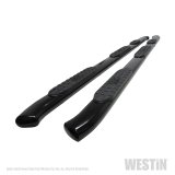 Westin 2020 Chevy Silverado 2500/3500 Double Cab (8ft Bed) PRO TRAXX 5 Oval W2W Nerf Bars - Black thumbnail 1
