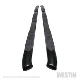 Westin 2020 Chevy Silverado 2500/3500 Double Cab (8ft Bed) PRO TRAXX 5 Oval W2W Nerf Bars - Black thumbnail 2