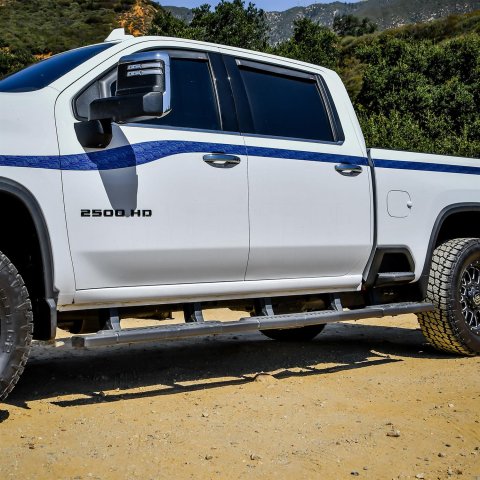 Westin 20-26 Chevy Silverado 2500 Crew Cab (6.5ft Bed) R5 M-Series XD W2W Nerf Bars - Textured Black thumbnail 3