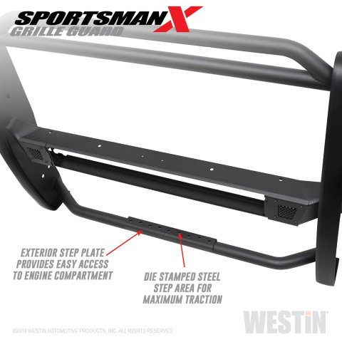 Westin 19-20 Ram 2500/3500 Sportsman X Grille Guard - Textured Black thumbnail 8