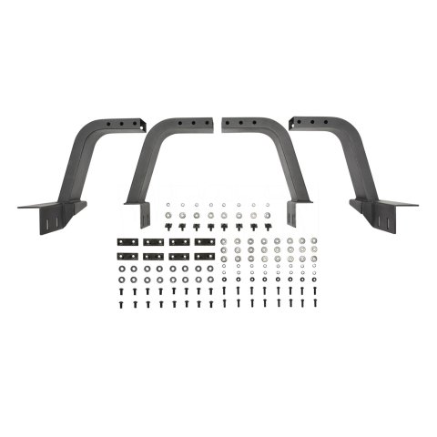 Westin 20-25 Jeep Gladiator Overland Cargo Rack Base - Textured Black