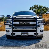 Westin 19-21 Ram 1500 Sportsman X Grille Guard - Textured Black (Excluding Classic & Rebel) thumbnail 1