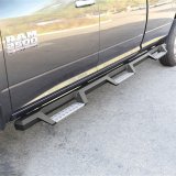 Westin/HDX 10-18 Ram 2500/3500 Crew Cab (8ft Bed) Drop Wheel to Wheel Nerf Step Bars - Txt Black thumbnail 9