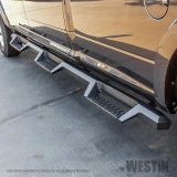 Westin/HDX 19-20 Ram 2500/3500 Crew Cab (8ft Bed) Drop Wheel to Wheel Nerf Step Bars - Txt Black thumbnail 1