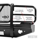 Westin/HDX Bandit 15-19 Chevrolet Silverado 2500/3500 Front Bumper - Black thumbnail 7