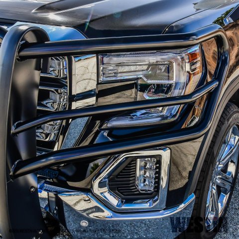 Westin 19-21 GMC Sierra 1500 HDX Grille Guard - Black thumbnail 4