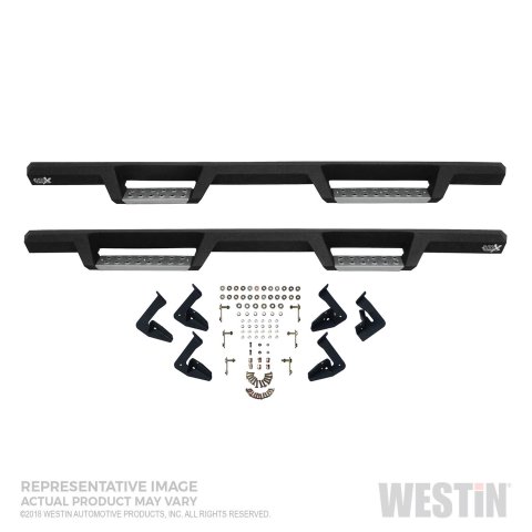 Westin/HDX 15-21 Chevrolet/GMC Colorado/Canyon Ext. Cab HDX SS Drop Nerf Step Bars - Textured Black thumbnail 5