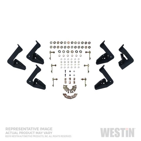 Westin/HDX 15-21 Chevrolet/GMC Colorado/Canyon Ext. Cab HDX SS Drop Nerf Step Bars - Textured Black thumbnail 6