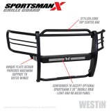 Westin 15-20 Ford F150 Sportsman X Grille Guard - Textured Black thumbnail 5