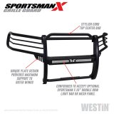Westin 14-21 Toyota 4Runner (Excl. Limited) Sportsman X Grille Guard - Textured Black thumbnail 5