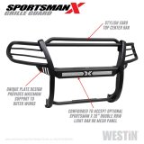 Westin 12-20 Nissan Frontier Sportsman X Grille Guard - Textured Black thumbnail 6