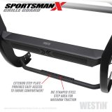 Westin 12-20 Nissan Frontier Sportsman X Grille Guard - Textured Black thumbnail 8