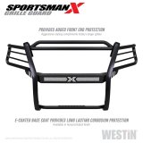 Westin 15-20 Chevrolet Colorado Sportsman X Grille Guard - Textured Black thumbnail 8