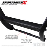 Westin 15-20 Chevrolet Colorado Sportsman X Grille Guard - Textured Black thumbnail 9