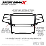 Westin 19-21 Chevy 1500 Sportsman X Grille Guard - Textured Black (Excl. 2019 Silverado LD) thumbnail 9