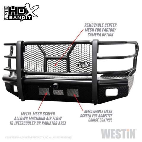 Westin/HDX Bandit 18-20 Ford F-150 (Excl. EcoBoost) Front Bumper - Black thumbnail 6