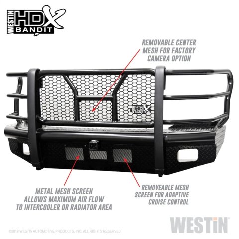 Westin/HDX Bandit 18-20 Ford F-150 (Excl. EcoBoost) Front Bumper - Black thumbnail 9