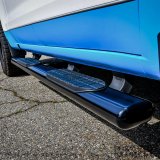 Westin 19-21 Chevrolet Silverado Crew Cab PRO TRAXX 6 Oval Nerf Step Bars - Black thumbnail 4