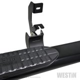 Westin 19-21 Chevrolet Silverado Crew Cab PRO TRAXX 6 Oval Nerf Step Bars - Black thumbnail 6