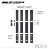 Westin Grate Steps Running Boards 54 in - Textured Black thumbnail 5