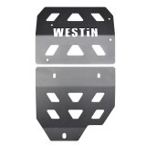 Westin 18-22 Jeep Wrangler JL Transmission Pan Skid Plate - Textured Black thumbnail 7
