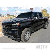 Westin 19-21 Chevy Silverado Crew Cab Pickup In-Channel Wind Deflector 4pc - Smoke thumbnail 1
