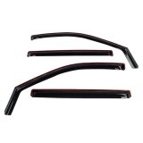 Westin 19-21 Chevy Silverado Crew Cab Pickup In-Channel Wind Deflector 4pc - Smoke thumbnail 5