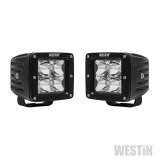 Westin HyperQ LED Auxiliary Lights 3in x 3in cube 20w Flood - Black thumbnail 1