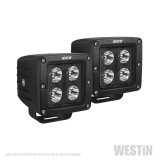 Westin HyperQ LED Auxiliary Lights 3in x 3in cube 20w Flood - Black thumbnail 4