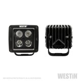 Westin HyperQ LED Auxiliary Lights 3in x 3in cube 20w Flood - Black thumbnail 7