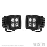 Westin HyperQ LED Auxiliary Lights 3in x 3in cube 20w Flood - Black thumbnail 8