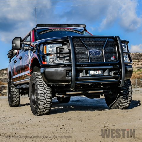 Westin 17-22 Ford F-250/350 HDX Modular Grille Guard - Black thumbnail 8