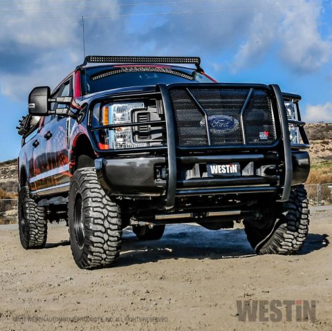 Westin 17-22 Ford F-250/350 HDX Modular Grille Guard - Black thumbnail 9
