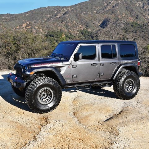 Westin 18-22 Jeep Wrangler JL Unlimited Outlaw Nerf Step Bars - Textured Black thumbnail 5