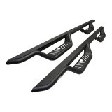 Westin 14-18 Chevrolet Silverado/GMC Sierra Crew Cab Outlaw Nerf Step Bars (Excl. Diesel) -Text. Blk thumbnail 1