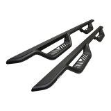 Westin 14-18 Chevrolet Silverado/GMC Sierra Crew Cab Outlaw Nerf Step Bars (Excl. Diesel) -Text. Blk thumbnail 2