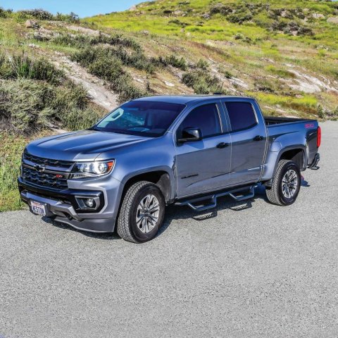 Westin 15-22 Chevrolet Colorado / GMC Canyon Crew Cab Outlaw Nerf Step Bars - Textured Black thumbnail 5
