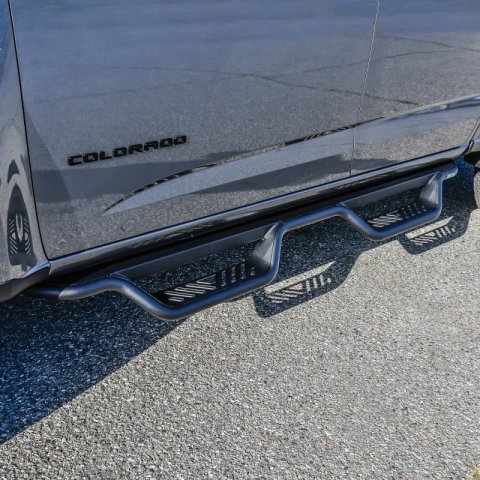 Westin 15-22 Chevrolet Colorado / GMC Canyon Crew Cab Outlaw Nerf Step Bars - Textured Black thumbnail 9