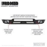 Westin 14-21 Toyota Tundra Pro-Mod Front Bumper - Tex. Blk thumbnail 5