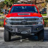 Westin 16-18 Chevrolet Silverado 1500 Pro-Series Front Bumper - Textured Black thumbnail 2