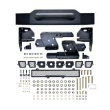 Westin 16-18 Chevrolet Silverado 1500 Pro-Series Front Bumper - Textured Black thumbnail 3