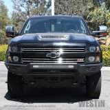 Westin 15-19 Chevrolet Silverado 2500/3500 Pro-Mod Front Bumper - Textured Black thumbnail 1