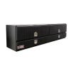 Westin/Brute High Cap 96in Stake Bed Contractor TopSider w/ Doors 96 x 20 x 24 - Tex. Blk thumbnail 6