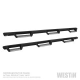 Westin 19-22 Chevrolet Silverado 1500 DC 6.5ft Bed HDX Stainless Drop W2W Nerf Step Bars - Tex. Blk thumbnail 7